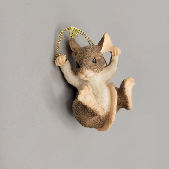 Charming Tails Hang In There Christmas Ornaments 3 Mice Pale Version Early - Picture 8 of 12
